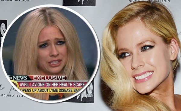 Avril Lavigne llora al hablar de su enfermedad