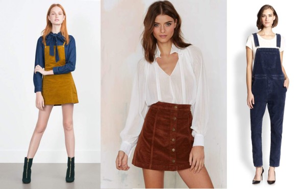 El corduroy triunfa en el otoño