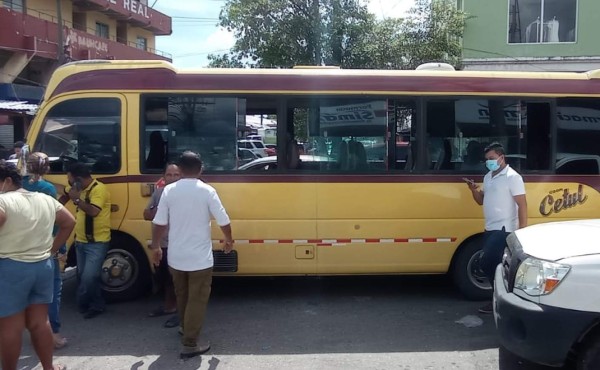 Un muerto deja frustrado asalto dentro de un autobús en San Pedro Sula