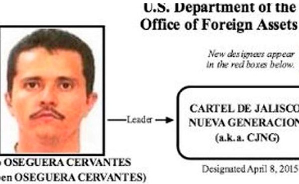 EEUU ofrece 10 millones de dólares para capturar a narco 'El Mencho'