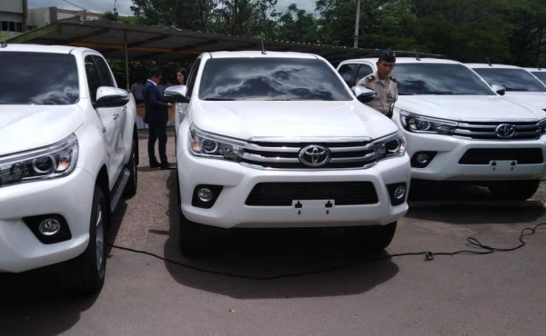 Poder Judicial de Honduras recibe 35 vehículos valorados en L53 millones