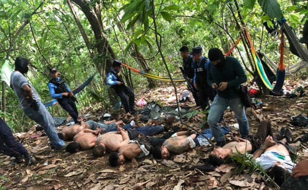 Prisión preventiva contra 10 de los 11 capturados en El Merendón