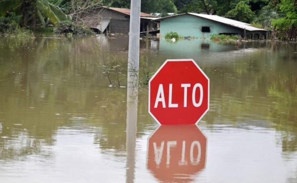 Río Chamelecón recibió el doble de agua con Eta y Iota que con huracán Mitch