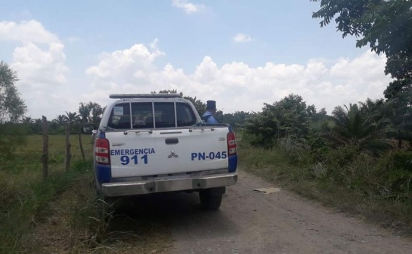 Hallan a una persona muerta envuelta en sábanas en Choloma