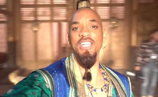 Will Smith rapea como el Genio de la lámpara en la nueva versión de Aladdín