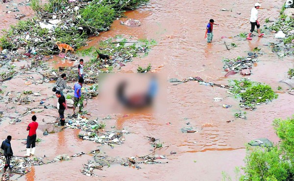 Lanzan otro cadáver descuartizado en río de Tegucigalpa