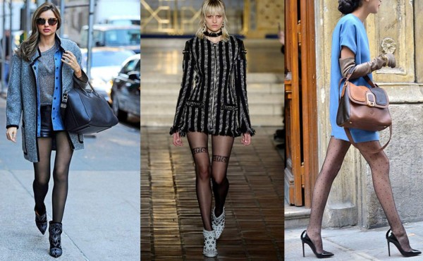 Ideas para lucir las medias sin pena