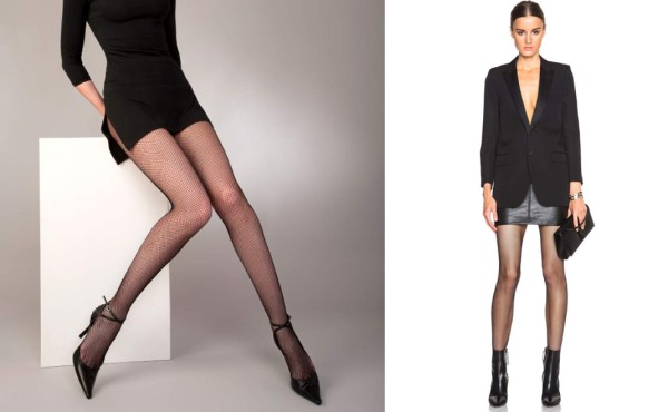 Las medias de rejilla causan furor