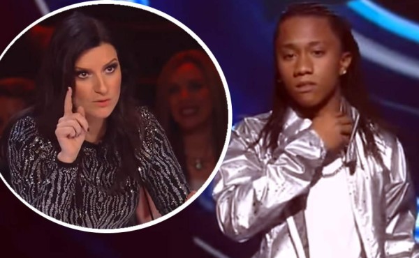 Laura Pausini regañó bien fuerte a Aaron Bodden