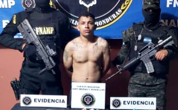 Supuesto pandillero de la 18 es capturado en Choluteca