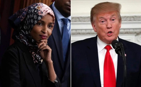 Polémica en EEUU por un video de Trump contra la congresista musulmana Omar