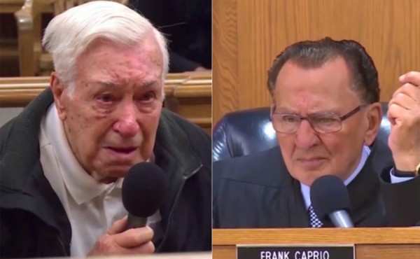 Juez perdonó multa a un hombre de 96 años que llevaba a su hijo de 63 con cáncer al médico