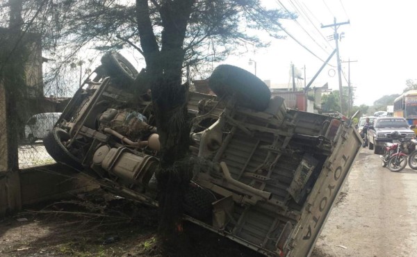 Siete heridos deja accidente en bulevar de San Pedro Sula