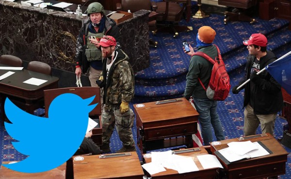 Twitter dice que limitará alcance de tuits que aviven disturbios en Capitolio de EEUU