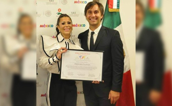 Alejandra Guzmán, nueva embajadora por la paz