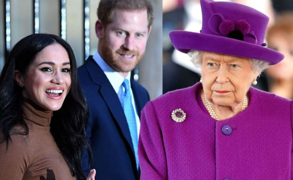 Reina Isabel II anuncia un 'periodo de transición' para Harry y Meghan