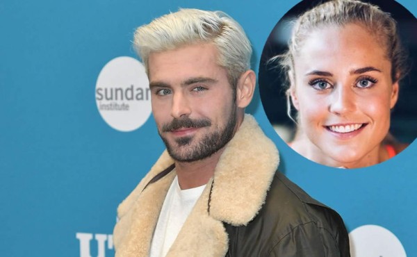 Zac Efron captado con atleta olímpica