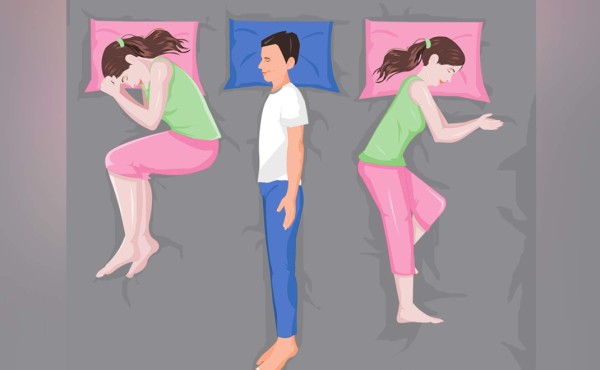 Su forma de dormir revela su personalidad