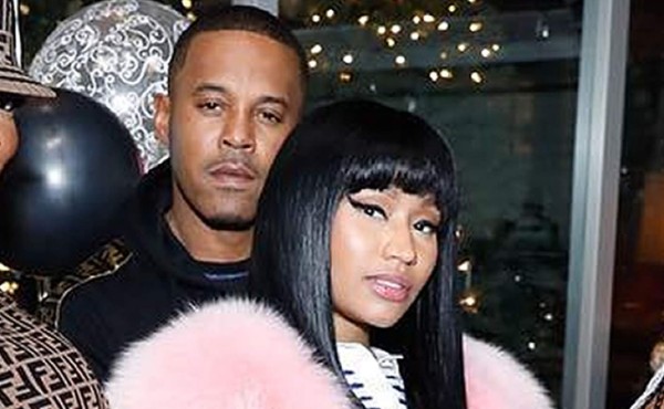 El nuevo novio de Nicki Minaj se tatúa su nombre en el cuello