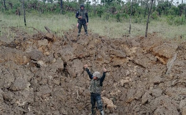 En Gracias a Dios: acaban con presunta narcopista a través de cinco explosiones
