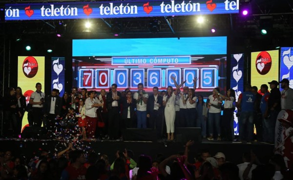 Teletón Honduras sobrepasa la meta y recauda más de L70 millones