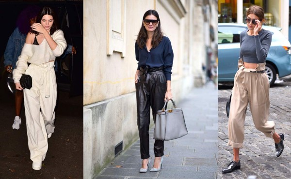 'Paper bag”, el pantalón ideal para looks casuales