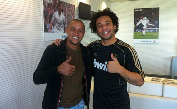 Roberto Carlos elogia a Marcelo y casi lo hace llorar