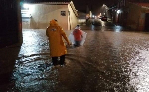 Lluvias causaron estragos en Santa Rosa de Copán