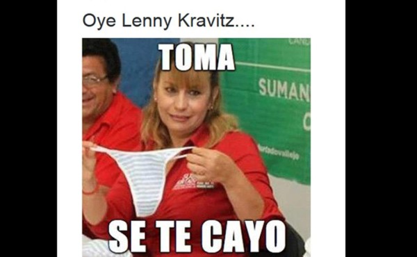En memes el bochornoso incidente de Lenny Kravitz