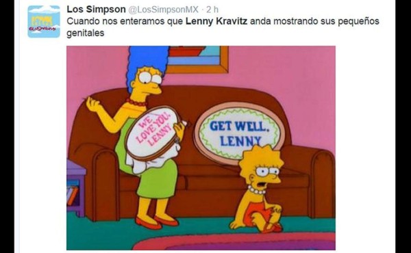 En memes el bochornoso incidente de Lenny Kravitz