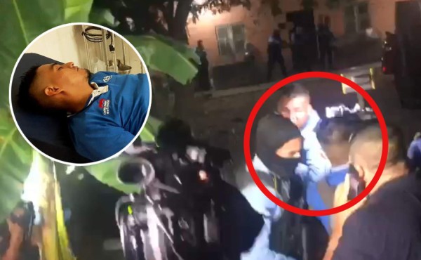 Condenan agresión de Policía Nacional a camarógrafo hondureño