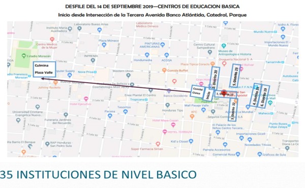 Preescolares muestran fervor patrio en San Pedro Sula