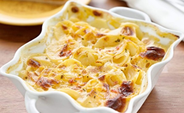 Deliciosa receta de papas gratinadas  