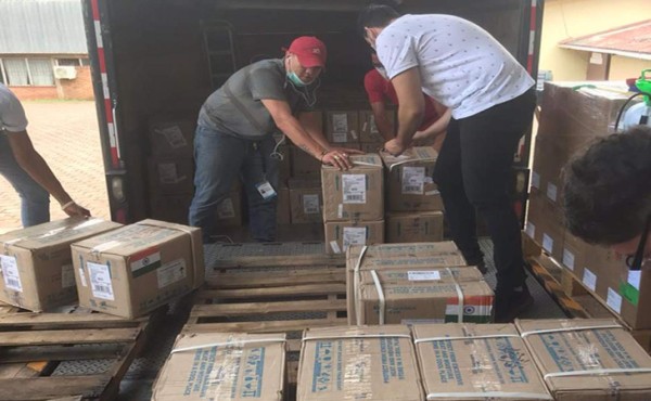 Honduras recibe donación de medicamentos de La India