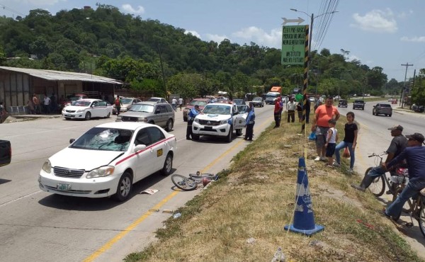 Conductores de moto y bicicleta mueren en accidentes viales en Choloma