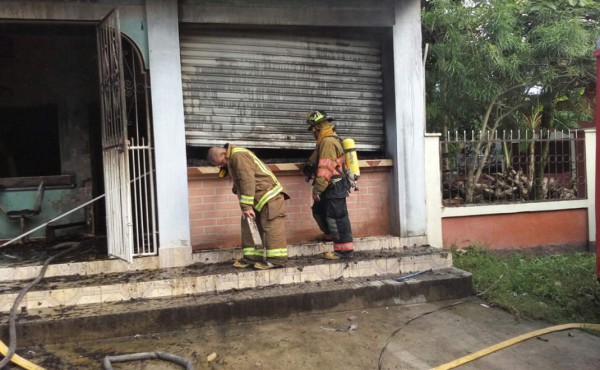 Incendio destruye fábrica de cohetes en Nueva Arcadia, Copán