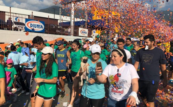 Familias sampedranas corren por el medio ambiente