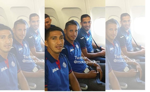 Motagua llegó a México para enfrentar al América