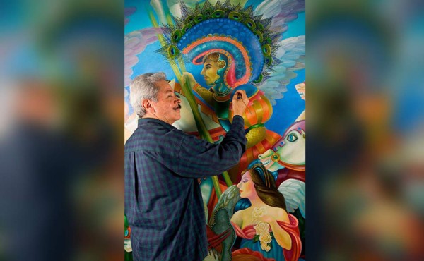 Julio Visquerra, el pintor que 'rinde culto” a la belleza