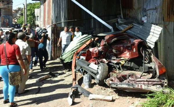 Colisión de un bus rapidito deja seis heridos en Comayagüela