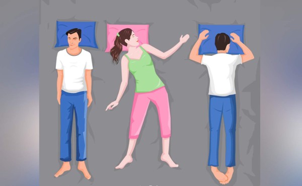 Su forma de dormir revela su personalidad