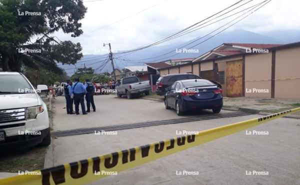 FOTOS: Un muerto y una mujer herida dejó ataque de sicarios en San Pedro Sula