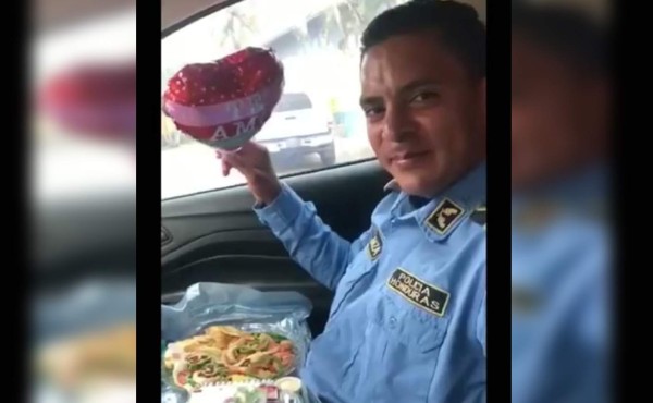 ¡Conmovedor video! Así fue el último regalo para el oficial Lanza, asesinado en liberación de 'El Porkys'