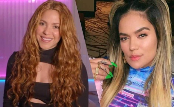 Shakira y Karol G, juntas en la final de 'The Voice' en EEUU