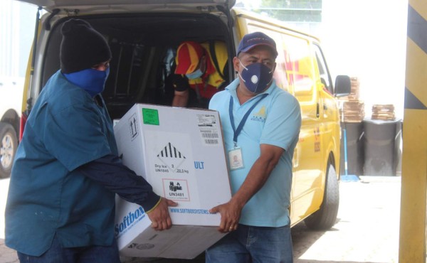 Llegan a Honduras otras 40,950 vacunas Pfizer contra el covid-19