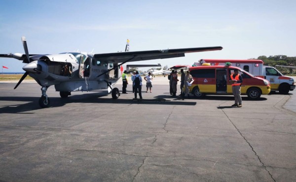 Trasladan a Tegucigalpa a hombres que resultaron quemados en explosión