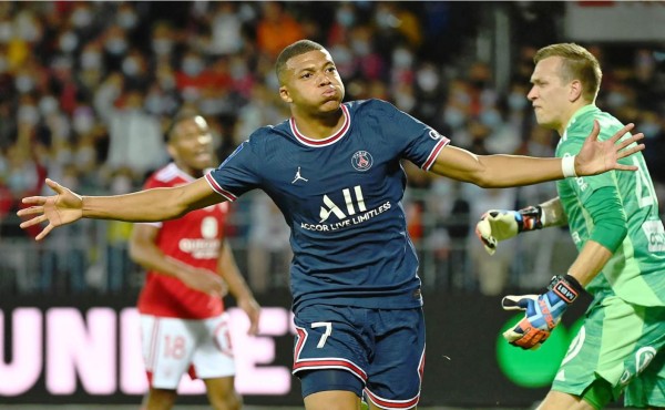 El PSG, sin Messi ni Neymar, triunfó ante Brest y Mbappé marcó su primer gol de la temporada 2021-2022