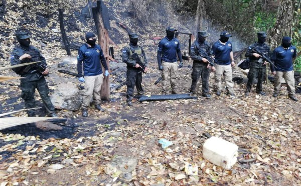 Hallan destruidos dos presuntos narcolaboratorios en Limón, Colón