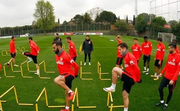 El Atlético pasará test el miércoles y se entrenará cuando tenga resultados