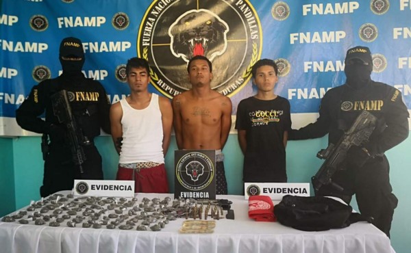 Capturan a tres supuestos miembros de la Mara Salvatrucha en La Ceiba